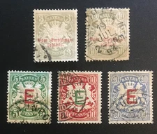 BAVARIA COLLECTION OF OLD USED POSTAGE DUE AND OFFICIAL STAMPS LOT 15
