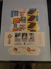 1976 Hostes Suzy Q`s #121 Mike Cuellar  #122 Gene Tenace  #123 Bobby Murcer Box
