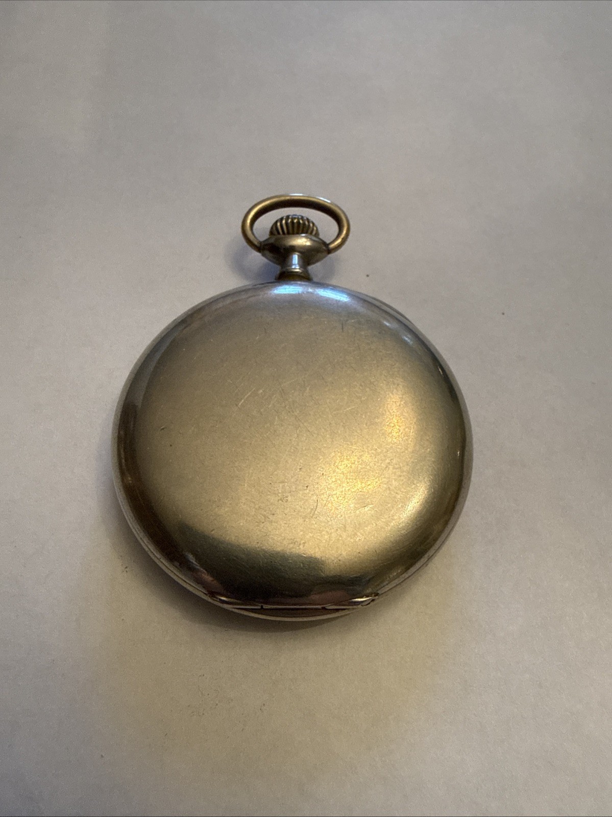 Antique Solid Nickel Pocket Watch - image 2