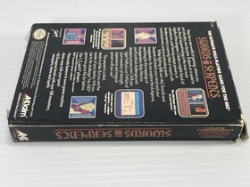 Swords and Serpents (Nintendo Entertainment System, NES) with BOX Tested