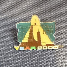 Pin Oficial Del Año 2000 Año 870 Pirámide Tikal Maya Guatemala