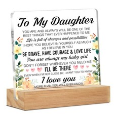 Daughter Gifts, Inspirational Daughter Gifts from Mom Dad, to My Daughter 6