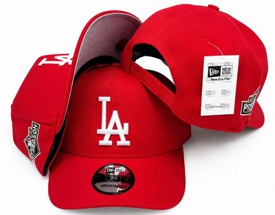 New Era Los Angeles Dodgers Exclusive Red 9FORTY Snapback Hat Cap 