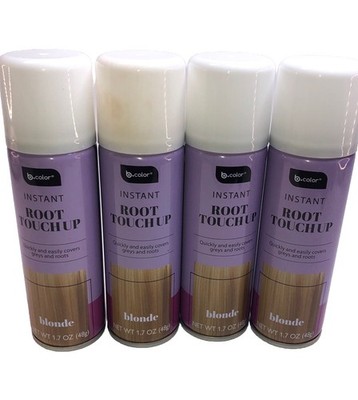 4 X B Color Instant Root Touch Up Spray Blonde 1.7 oz Aerosol Free Shipping