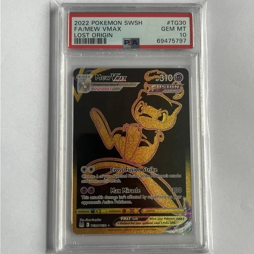PSA 10 Mew VMAX Tg30/Tg30 - Sword & Shield - Lost Origin - Pokemon TCG