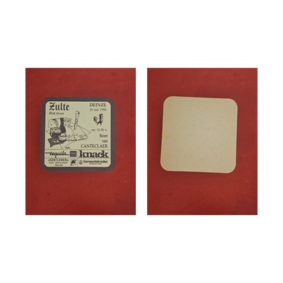 Zulte oud bruin Deinze 1990 brewery beer mat beer