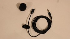 wired lavalier microphone with tie clip and windscreen