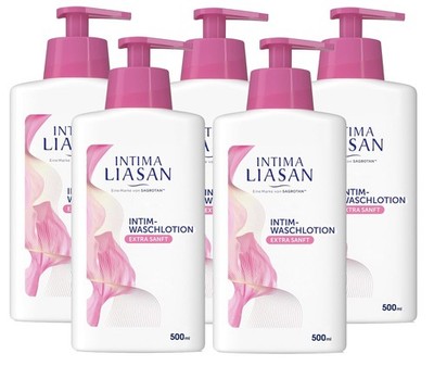 Sagrotan Intima Liasan Intimpflege-Waschlotion EXTRA SAFNT 5 x 500ml