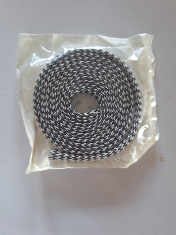 RC Products 5' .5" White Braided Carbon Fiberglass