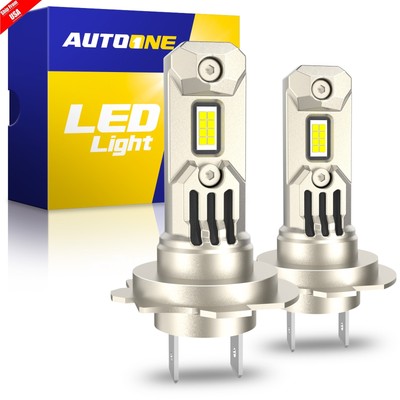 AUTOONE H7 LED Headlight High/Low Beam Bulbs Super Bright 6500K 780000LM 2-6 Set