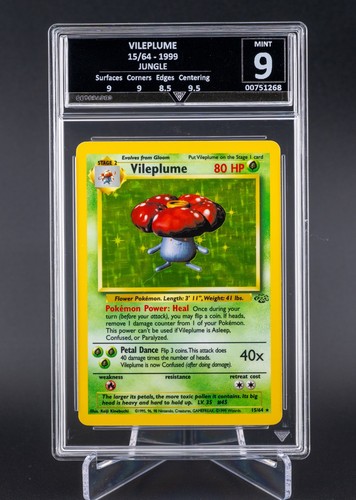 Vileplume (Unlimited) graded PSA 9 for sale on eBay