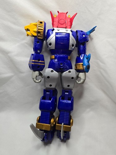2002 Power Rangers Ninja Storm Blue Lightning Megazord ZORD 10" Figure Bandai - Picture 4 of 9