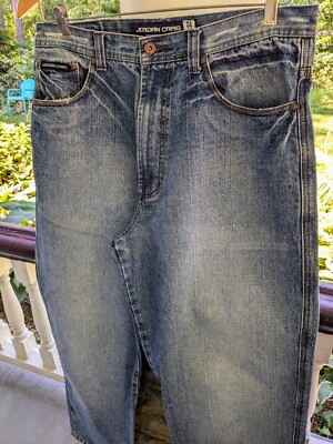 Vintage 90s-Y2K Jordan Craig Baggy Jeans*36x32*Medium Wash Blue