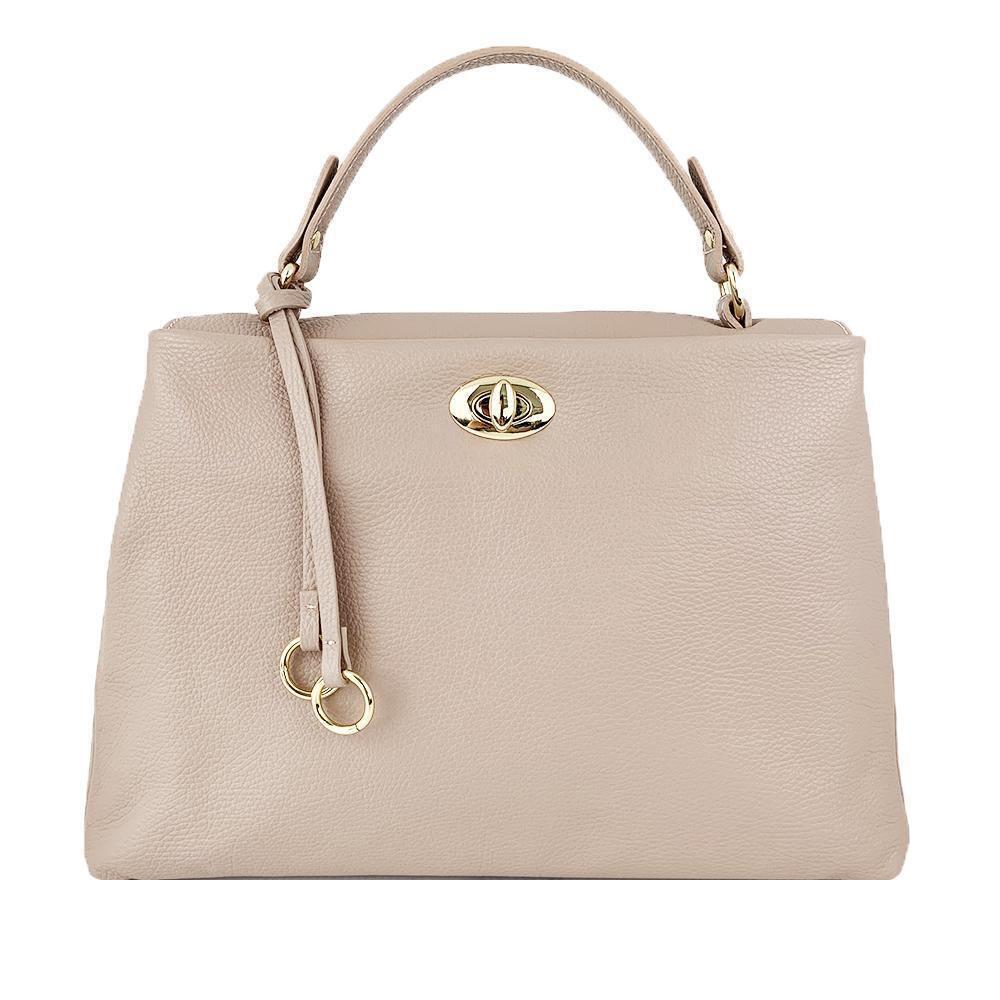 SAOLA Borsa a Mano in Pelle con Ciondolo Made in Italy