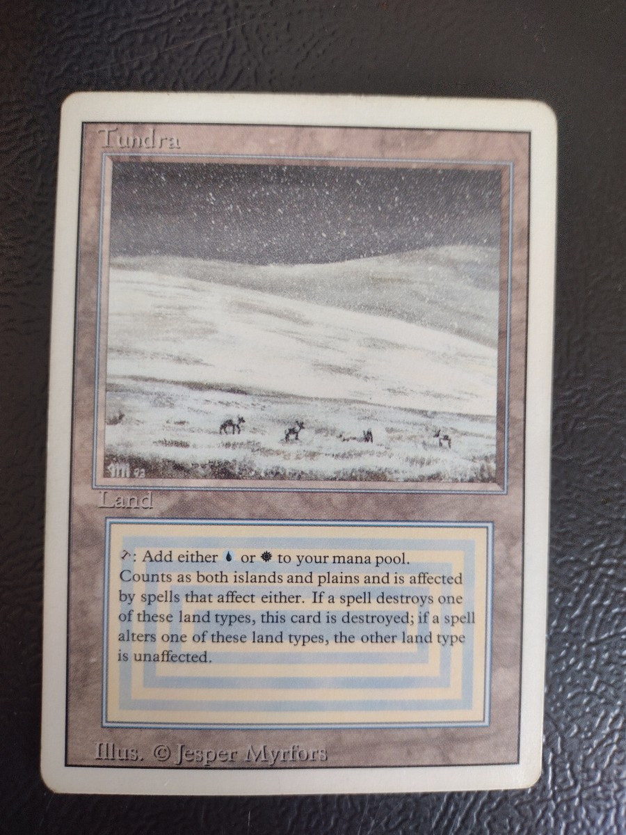 Tundra　デュアルランド TUNDRA REVISED EDITION RARE DUAL LAND | eBay