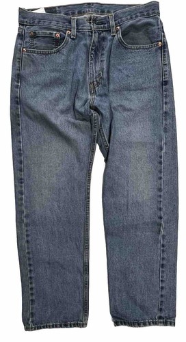 Levi's 505 Regular Fit Straight Leg Denim Jeans Sz 32 x 29 Light Faded Wash