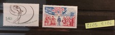 lot timbres france neuf** année 1980 n° 2105 2106