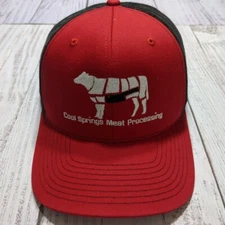 Cool Springs Meat Processing Snapback Mesh Back Trucker Hat Cap Adjustable