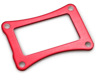 Robitronic Untere Power-Pod-Platte 1.5mm rot eloxiert RA2037 