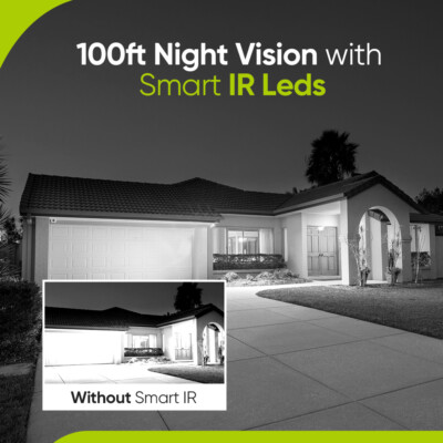 SANNCE 8CH NVR 1080P HD Kit Telecamera Di Sorveglianza CCTV Con - Foto 2