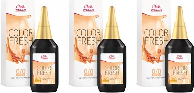 Wella Color Fresh 5/56 hellbraun mahagoni-violett 3x75 ml
