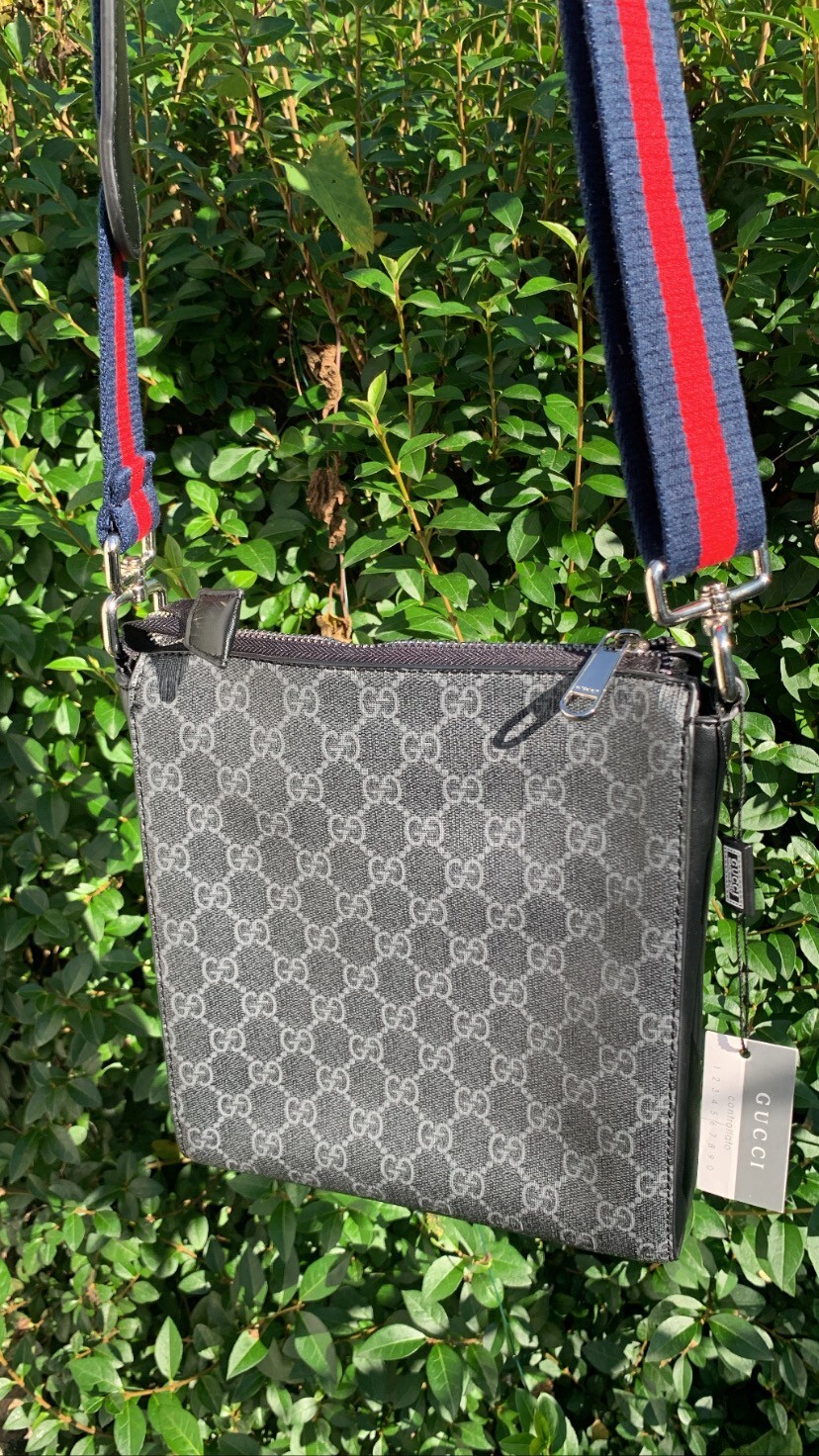 Gucci messenger bag men used eBay