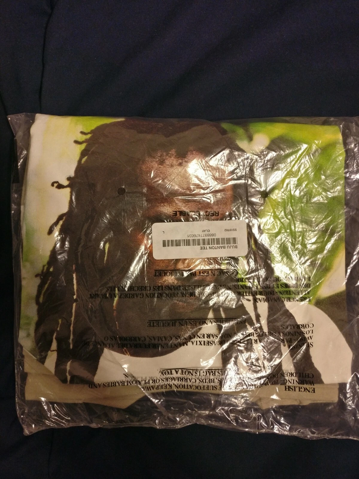 T shirt photo Supreme x Buju Banton argile grand SS19 100 % authentique NEUF Deadstock