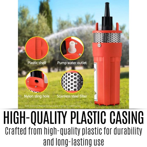 Giantz Submersible Solar Water Pump Head Deep Well Bore Self-priming 24V 70M New - Picture 6 of 12