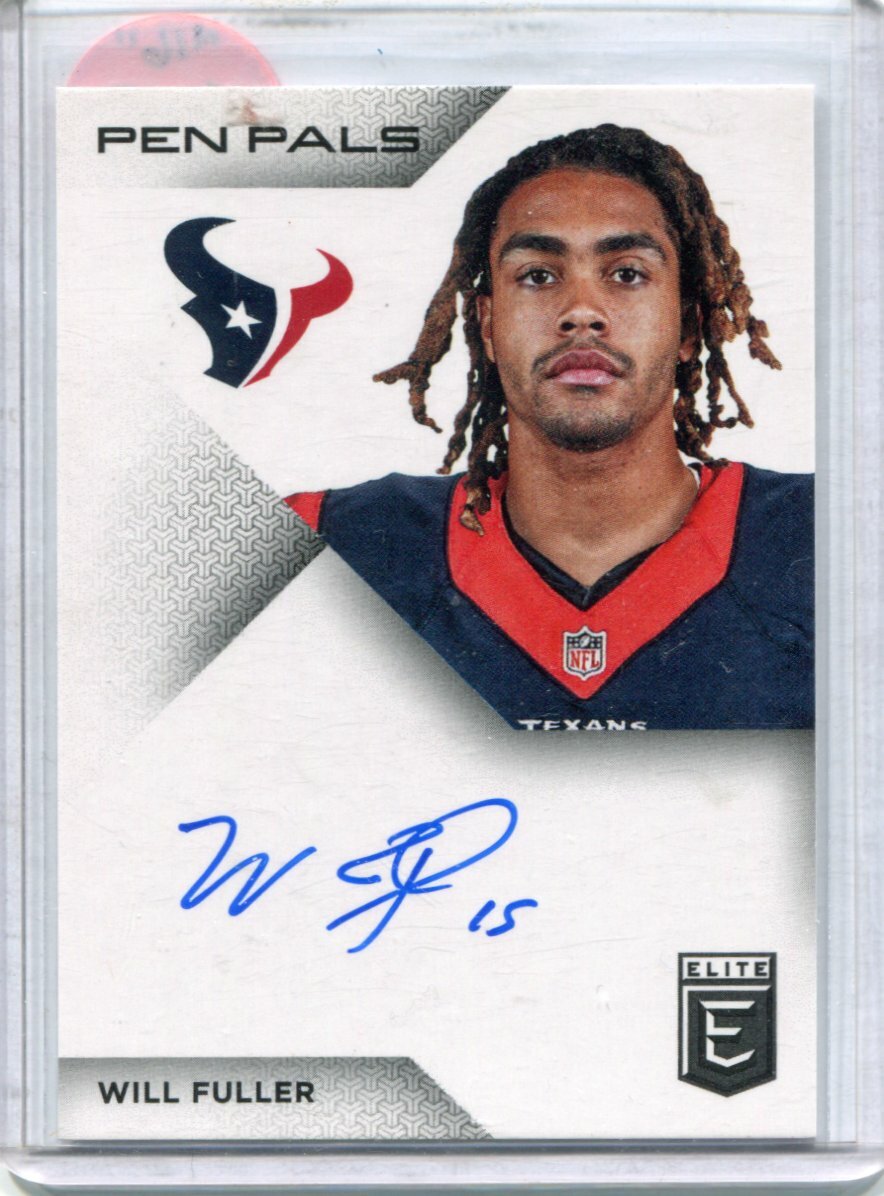 2016 Elite - WILL FULLER - Pen Pals Autograph Rookie - HOUSTON TEXANS