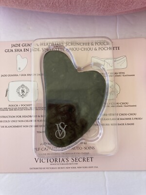 Victoria\'s Secret  Self-Care Kit with Terry  Logo Bag Jade Guasha  Headband NWT Victoria main image 3