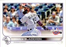 2022 Topps Opening Day #96 Charlie Blackmon - Colorado Rockies MLB Baseball Card