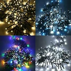 Cluster Christmas Tree String Lights Outdoor Indoor Timer 8 Modes 240-720LEDs