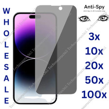 Privacy Screen Protector Tempered Glass Lot For iPhone 16 15 14 13 12 11 Pro X 7