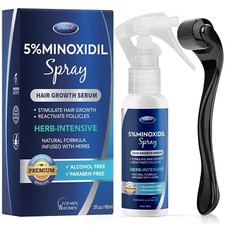 5 Minoxidil for Men Hair, Minoxidil for Women Hair Growth Kit, Spray 2fl oz ..