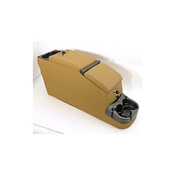 Console centrale Ultimate II marron avec fermeture à clef pour Jeep CJ