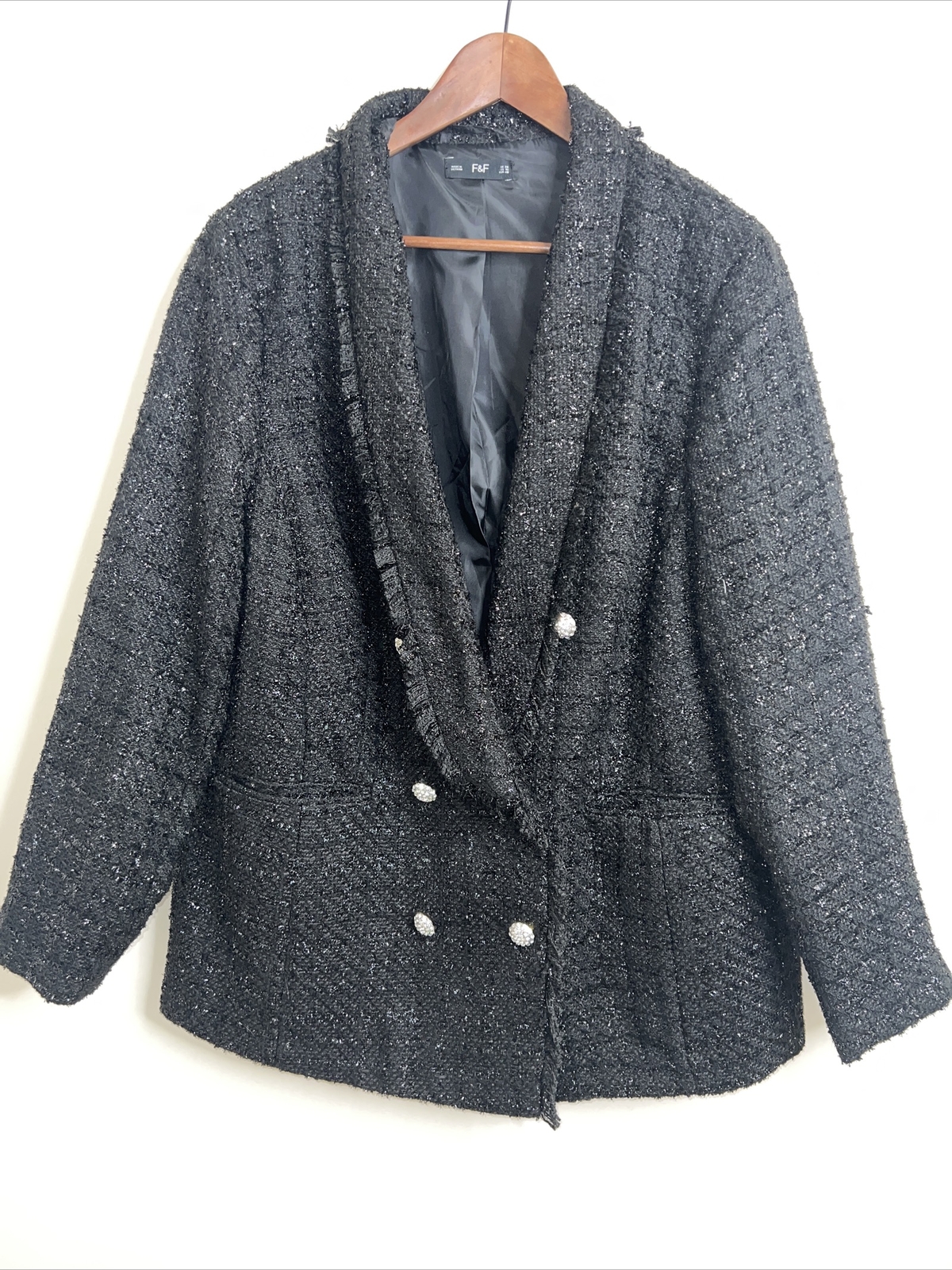 Gray Tweed Blazer 