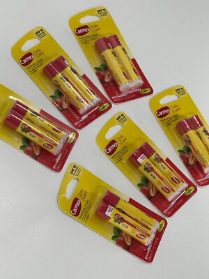 12 Pack - Camex Daily Care Moisurizing Lip Balm - Strawberry .15 oz - NEW