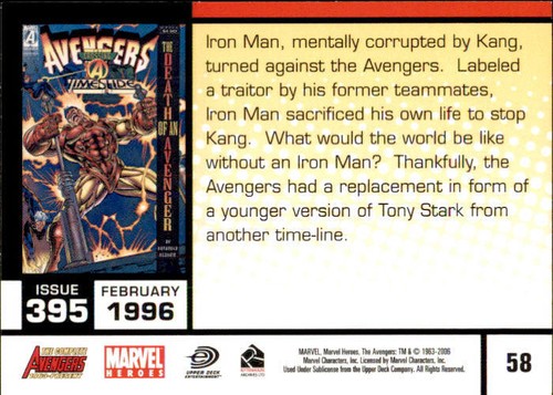 Complete Avengers 1963-Present 06 Rittenhouse Complete Your Set You Pick Marvel - Picture 117 of 163