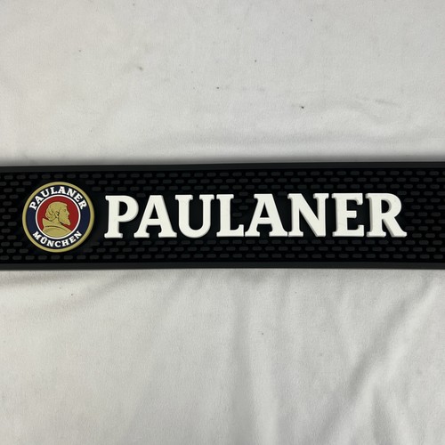 Paulaner Munchen Rubber Anti Slip Beer Bar Mat 22.5" x 3.5" PABMAT20 - Picture 2 of 3