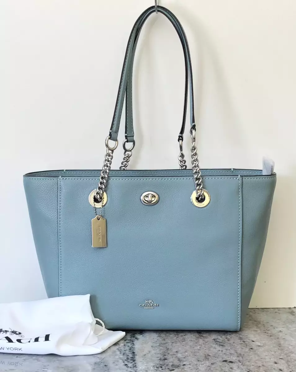Silver coach deals bag