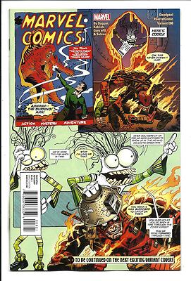 Deadpool # 8 Marvel Comics Koblish Secret Comics Variant Cover May 2016 NM New