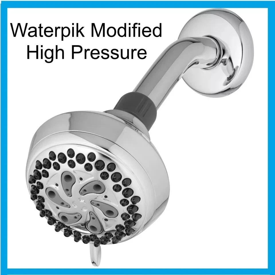 Waterpik High Pressure Shower Head Modified Highest Pressure 10.5 gpm 6 Settings
Opens in a new wind