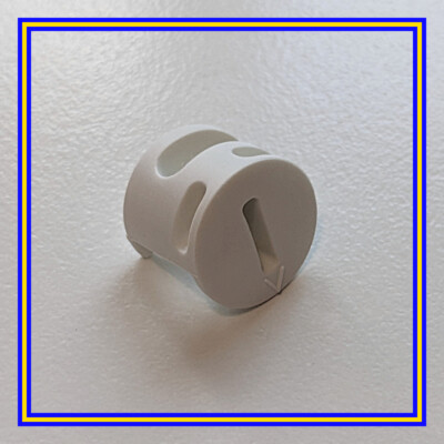 119252 X 10 IKEA Plastic Cam Nuts Fixings WHITE Medium - 100