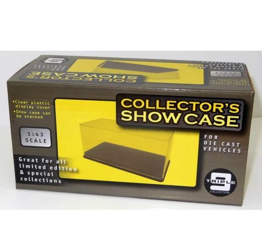 TRIPLE 9 COLLECTION Triple 9 43000 Stackable Display Case for 1:43 Scale Model Cars FREEPOST