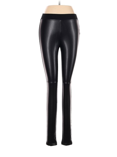NWT Gap Women Black Faux Leather Pants 