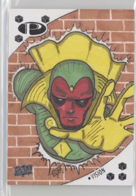 スケッチカード Marvel Vision 2025 Topps Marvel Chrome Vision (Golden Age) #MA-1