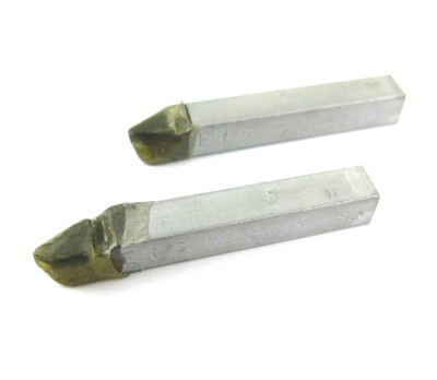 2pcs ACT ER-5 Micrograin Carbide Brazed Lathe Tool Bits RH 60° Angle 5/16'' Shank