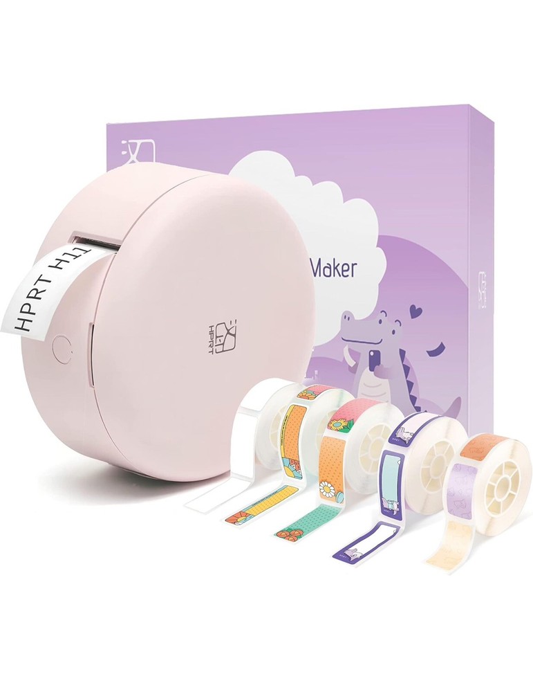 Compact Mini Label Maker for Organizing