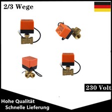 2/3 Wege Ventil Zonenventil Elektrisch Kugelventil 1 Zoll Motorkugelhahn 230V 5W
