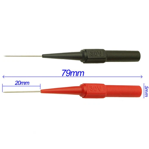 10x Prüfspitzen Set für Multimeter KFZ Testspitze Klemmspitze Messgerät 4mm - Bild 4 von 10
